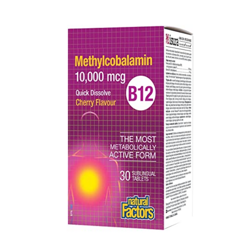 METHYLCOBALAMIN 10,000MCG B12 30 TABLETS